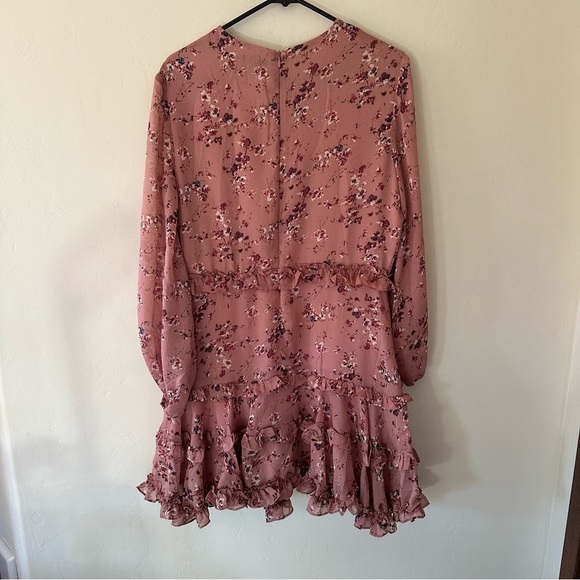 Bardot Ditsy Frill Dress in Rose Ditsy - Picture 9 of 11